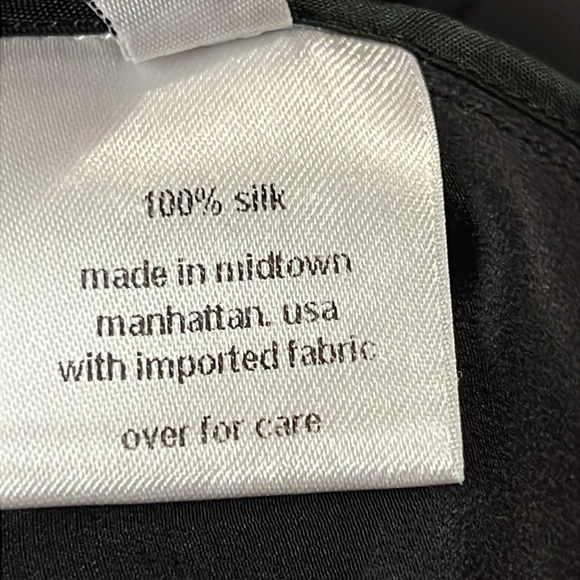 Rachel Comey Women’s 100 % Silk Skort Culottes 2 black Midi wrap buttons pockets - Picture 9 of 11